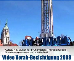 Video Besichtigung des 44. Frühlingsfest Theresienwiese am 09.04.2008 (Foto. Martin Schmitz)